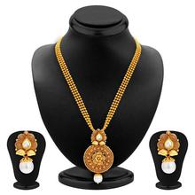 Sukkhi Graceful Gold Plated Kundan Necklace Set For Women