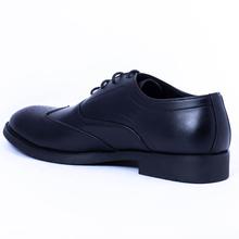 Kapadaa: Caliber Shoes Black Lace Up Formal Shoes For Men – (637 C)