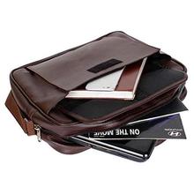 Sassie Leatherette 12 LTR Brown Office Bag, Laptop Briefase,