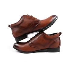 Brown/Black Lace Up Casual Shoes For Men