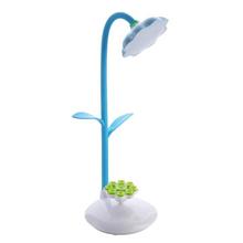 Sunflower LED Desk Lamp Eye-caring Table Reading Light With Adjustable Arm Phone Stand