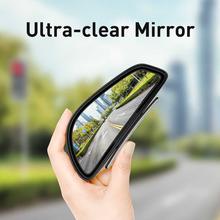 Baseus 1 Pair Car Blind Rearview Auxiliary Mirror High-Definition Large View Wide Angle Rear View Blind Spot Mirror