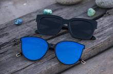 Black/Sky Blue BP & Dreamer Sunglasses For Women (Buy 1 Get 1 Free)