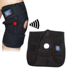Adjustable Single Magnetic Treatment Cut-out Stretchy Knee Shield Support Protector Gear