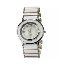 Ultima White Round Dial Analog Watch For Women
