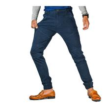 Virjeans Stretchy Ripped Design Biker Cotton Joggers (VJC 706) Blue