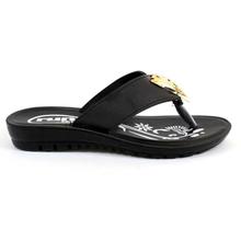 Black V Strap Sandals For Women - 29