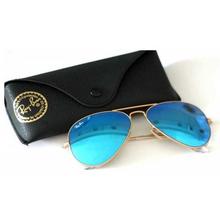 Blue Aviator Sunglasses