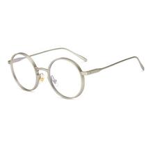 Silver Clear Lens Retro Steampunk Style Round Sunglasses For Women