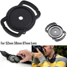 Anti Lost Lens Cap Holder For 52mm 58mm 67mm Lens For DSLR Canon Nikon