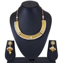 Sukkhi Traditional Choker Gold Plated Necklace Set for Women