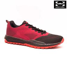 Caliber Shoes Black/Red Ultralight Sport Shoes For Men - ( 570 )