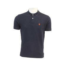 Red Tape Navy Blue Plain Cotton Polo T-Shirt For Men - (RPH6800)