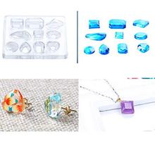 ZOYLINK Jewelry Casting Mold Clear DIY Pendant Mold Silicone