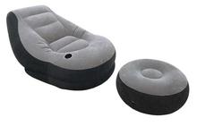 Intex Original Ultra Lounge 2 In 1 Chair Air Sofa With Foot Stool