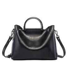 Shoulder Bag_Madini Women's Bag 2020 New Fashion Oil Wax