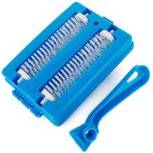 1 pack Portable Table Sofa Brush Carpet Cleaner Crumb Sweeper Dirt Cleaning Tool Double Roller Cleaner Coll