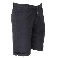 Men's Black Linen Shorts