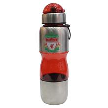500 ml Liverpool Football Club Logo Printed Water Bottle - Grey