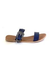 THEEA Double Strap Flat Sandals For Women