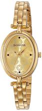 Sonata Analog Gold Dial Women's Watch - 8976YM03