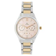 Titan Analog Rose Gold Dial Women's Watch 2570KM01