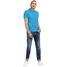 Levi’s Men Solid Slim Fit Polo T-shirt – Blue