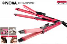 Nova 2 in 1 Hair Straightener And Curler