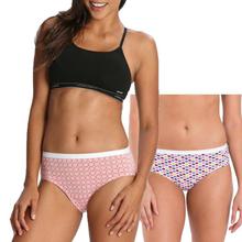 Jockey Pack of 2 Plain Hipster Panties For Women (1523) - Assorted