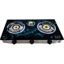 3 Burner Glass Top Gas Cooktop