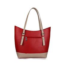 women marks Women's PU Red and Cream Shoulder Bag Combo