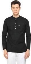 Peter England Men’s Straight Kurta – Black