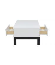 COFFEE TABLE SUNZA#2 WHITE BLACK