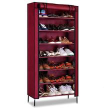 7 Layer Shoe Stand Rack With Cover (Color May Vary)