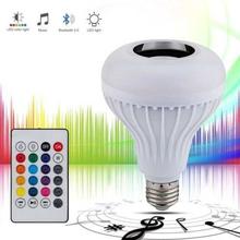 12w Bluetooth Speaker LED Light Bulb RGBW Changing Lamp