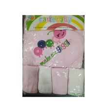 Carter's Hooded Towel with 4pcs Handkerchief