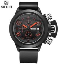 MEGIR Mens Sports Chronograph Quartz Watch