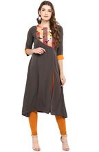 Women Printed Kurtis – Grey