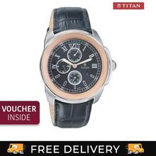 Titan 1489KL01 Black Dial Analog, Chronograph Watch For Men Black