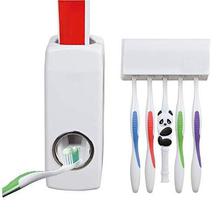Kitchen Point Automatic Toothpaste Dispenser and 5 Toothbrush Holder