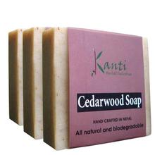 Kanti Herbal Pack Of 3 Cedarwood Soap – 80g