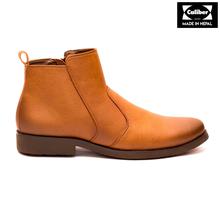 Caliber Shoes Tan Slip On Lifestyle Boots For Men - ( 477 O)