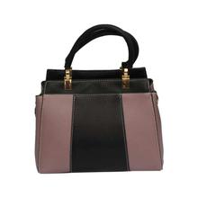 Black/Pink Plain Handbag For Women