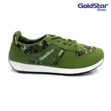 Goldstar Army Green Casual Lace-Up Shoes For Men - 0602