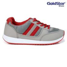 Goldstar Grey/Red Regular Sports Shoes For Women (039)