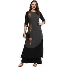 ZIYAA Women's Synthetic a-line Kurta