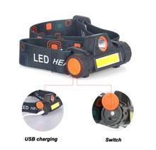 Multifunctional Waterproof Powerful LED Headlamp XPE + COB USB Rechargeable Headlight Head Torch Head Lamp