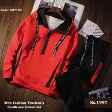 Men’s Hooded Casual Winter Tracksuit Set