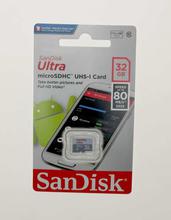 Sandisk Ultra 32GB  microSDHC UHS-I Card, Speed Up To 80MB/s (533X)  Model: SDSQUNS-G32G-GN3MN Class @10 MemoryCard