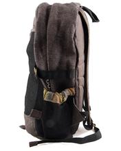 Decon Brown Black Hemp Backpack, Rucksack, Travelpack